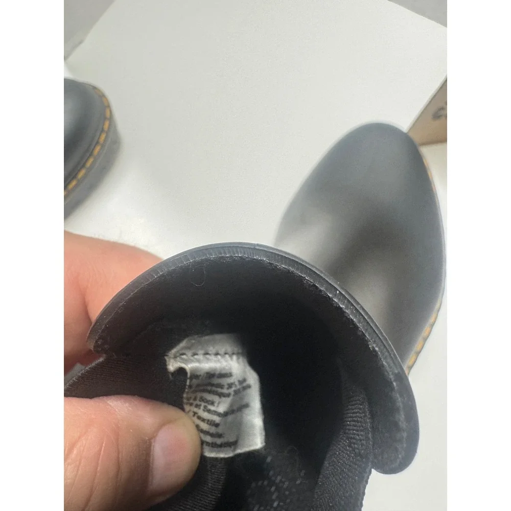 Igor Black Chelsea Rain Boots Waterproof Matte Ankle Lug‎ Sole Made in Spain 40